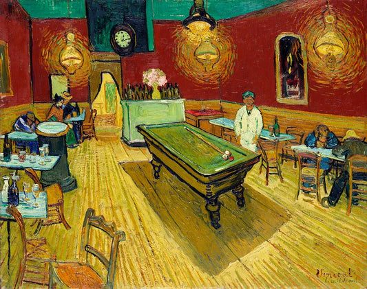 Le café de nuit (El café nocturno) (1888) de Vincent van Gogh