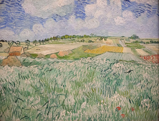 Llanura cerca de Auvers de Vincent van Gogh