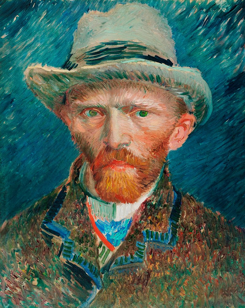 Self-portrait (1887) by Vincent van Gogh