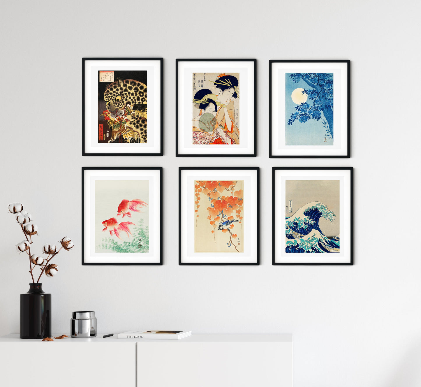 Vintage Japanese Prints - Set of 6