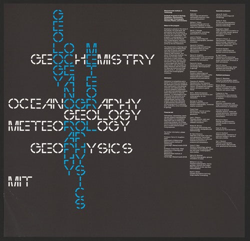 Programa de posgrado del MIT en Geología, Geofísica, Geoquímica, Meteorología, Oceanografía, Física Planetaria y Química (1967)