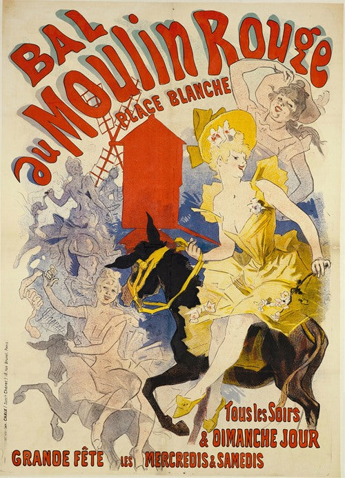 Bal Au Moulin Rouge Plaza Blanca (1889)