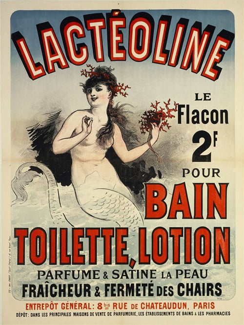 Lacteoline, Bain Toilette, Loción (1884)