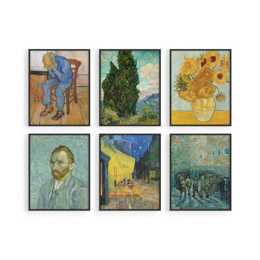 Póster de Van Gogh (juego de 6)