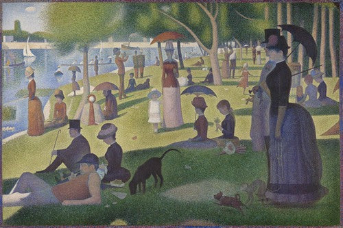 Un domingo en la Grande Jatte (1884) de Georges Seurat