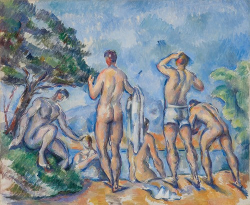 Bañistas (1890-1892) de Paul Cézanne