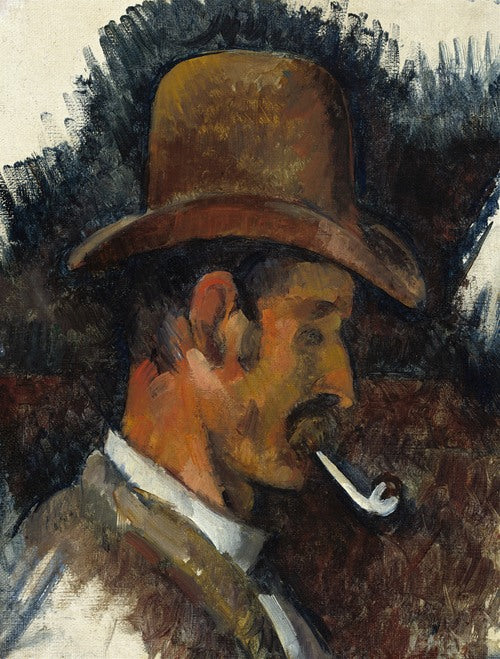 Hombre con pipa (1892-1896) de Paul Cézanne