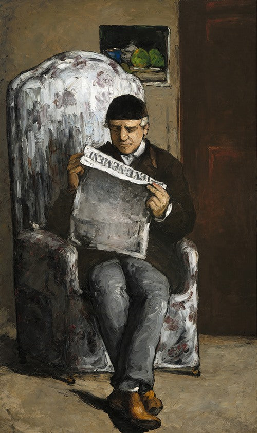 El padre del artista, leyendo L'Événement (1866) de Paul Cézanne