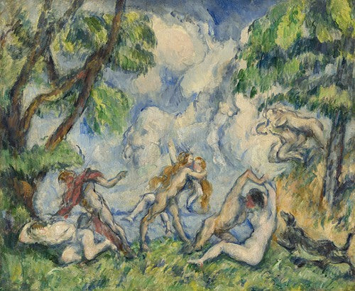 La batalla del amor (c. 1880) de Paul Cézanne