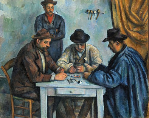 Los jugadores de cartas (1890-1892) de Paul Cézanne