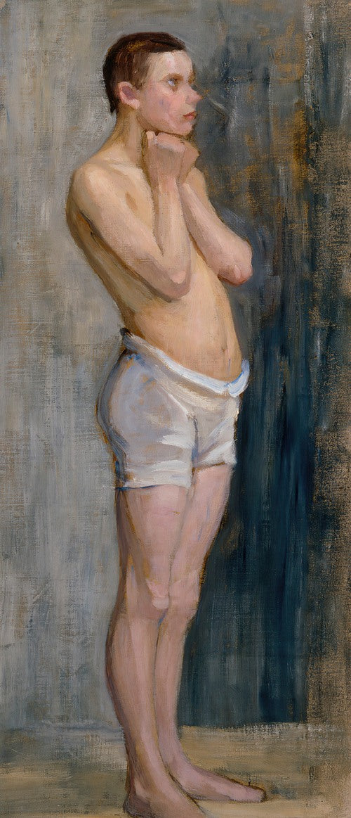 Estudio de desnudo, niño de pie (1903)