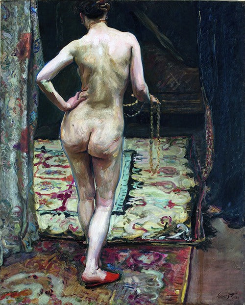 Desnudo femenino de espaldas (1905) Max Slevogt