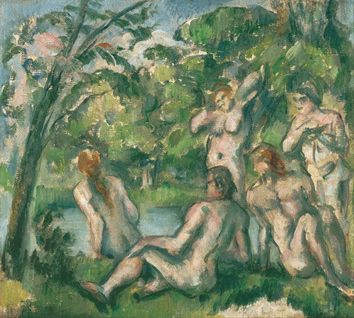 Bañistas 2 de Paul Cézanne