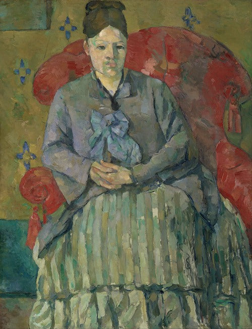 Madame Cézanne en un sillón rojo (hacia 1877) de Paul Cézanne