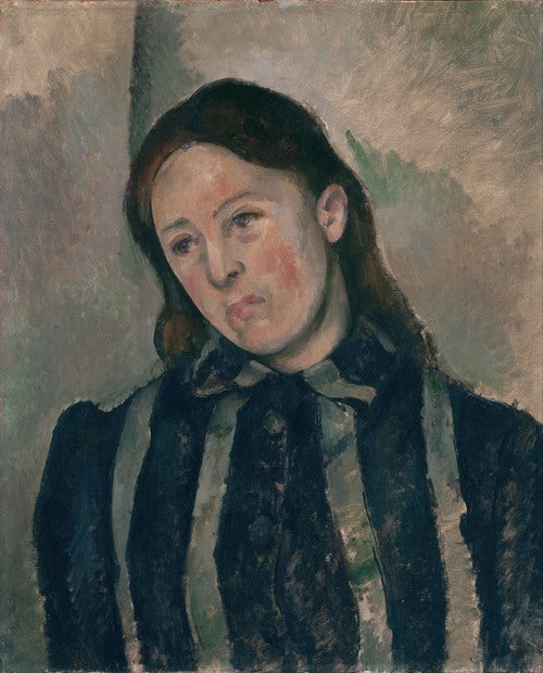 Retrato de Madame Cézanne de Paul Cézanne