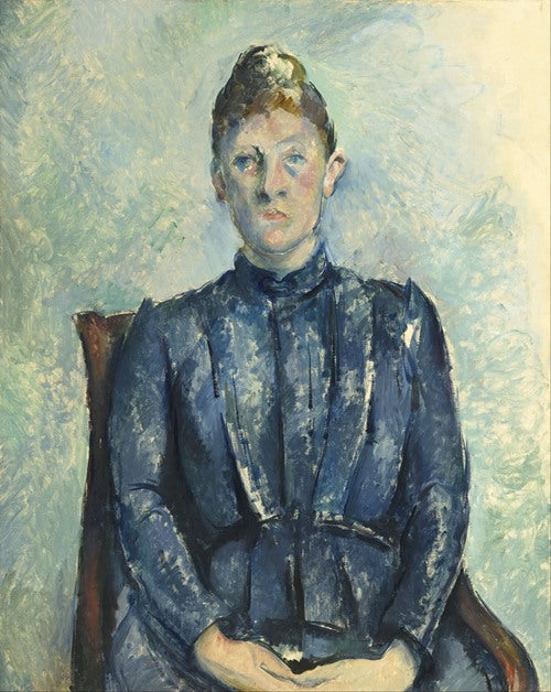 Retrato de Madame Cézanne (hacia 1890) de Paul Cézanne