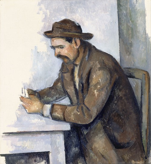 El jugador de cartas (entre 1890 y 1892) de Paul Cézanne