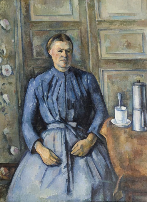 Mujer con cafetera (circa 1895) de Paul Cézanne