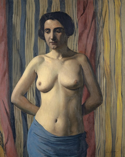 Desnudo con faja azul (1922)