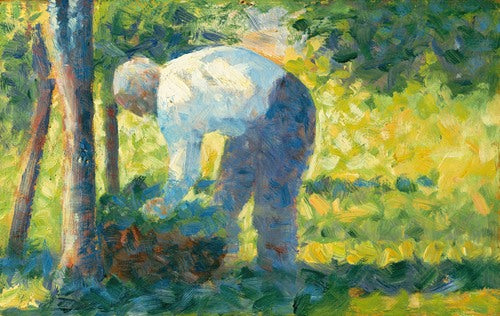 El jardinero (1882-1883) de Georges Seurat