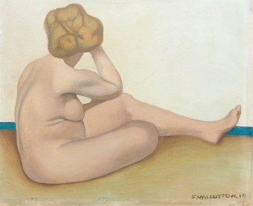 Baigneuse Assise Sur Le Sable (1918)