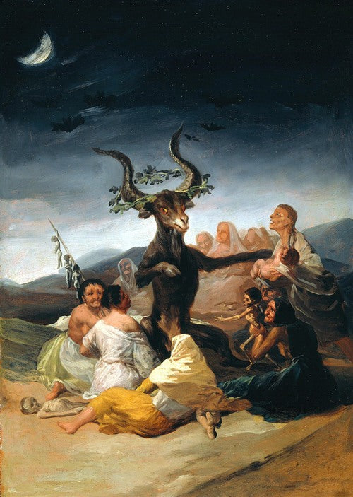 El sábado de las brujas (1797-98) de Francisco de Goya