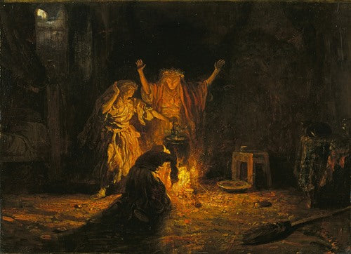 Las brujas en Macbeth (c.1841-1842)