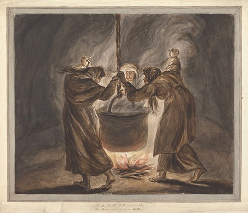 Las tres brujas de Macbeth: Doble, doble, trabajo y problemas (1781)