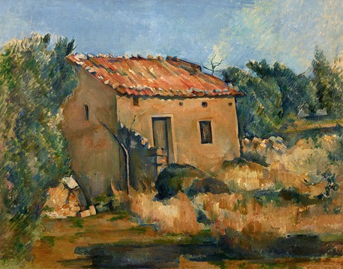 Casa abandonada cerca de Aix-en-Provence (1885-1887) de Paul Cézanne