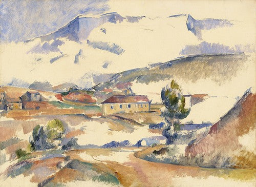 Montagne Sainte-Victoire, cerca de Gardanne (c. 1887) de Paul Cézanne