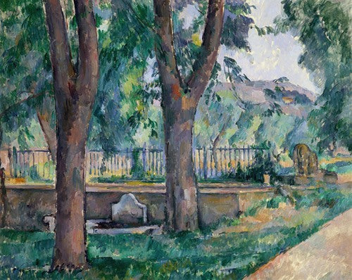 El estanque de Jas de Bouffan (ca. 1885-1886) de Paul Cézanne