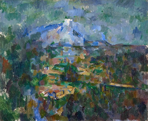 El Mont Sainte-Victoire visto desde Les Lauves (1904) de Paul Cézanne