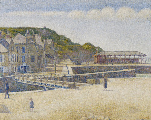 Port-en-Bessin (1888) de Georges Seurat