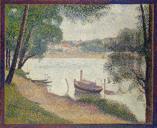 Gray Weather, Grande Jatte (ca. 1886–88) by Georges Seurat