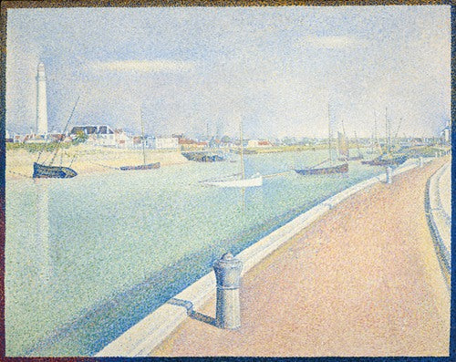 El canal de Gravelinas, Petit Fort Philippe (1890) de Georges Seurat