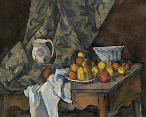 Naturaleza muerta con manzanas y melocotones (c. 1905) de Paul Cézanne