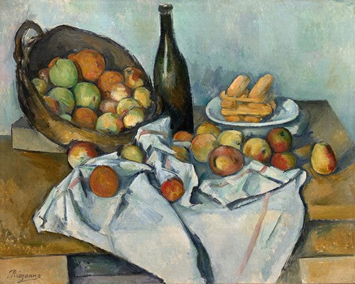 La cesta de manzanas (1893) de Paul Cézanne