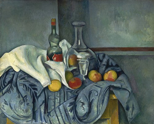 El frasco de menta (1893-1895) de Paul Cézanne