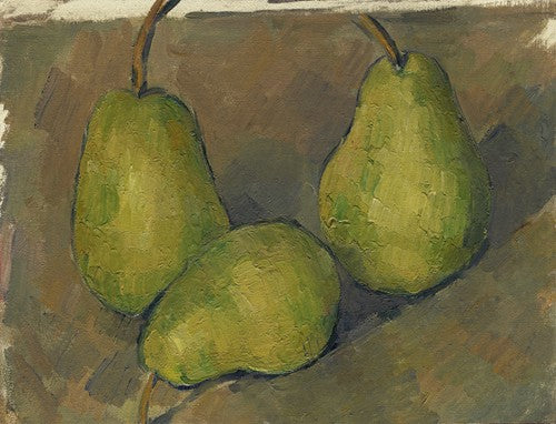 Tres peras (1878-1879) de Paul Cézanne