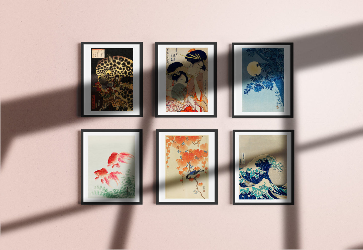 Vintage Japanese Prints - Set of 6