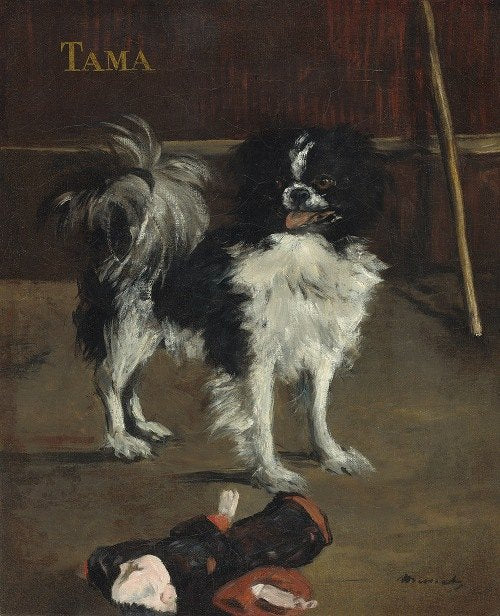 Tama, el perro japonés (c. 1875)