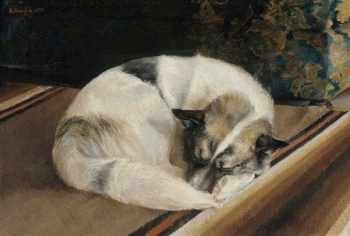 Perro reposando (1894)