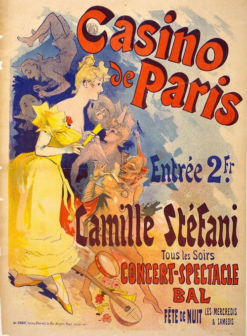 Casino de París. Camille Stefani. Balón de concierto-espectáculo (1836-1932)