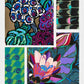 Vintage Floral Art Deco Pattern, Variation 14 by Édouard Bénédictus