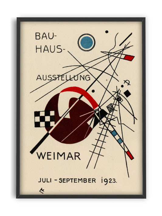 Póster de la exposición Bauhaus de Kandinsky: impresión artística con calidad de museo