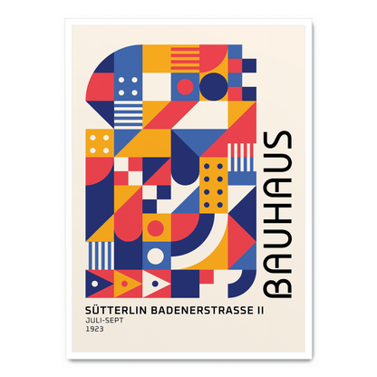 Colores abstractos de la Bauhaus