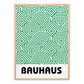 Bauhaus Green Pattern