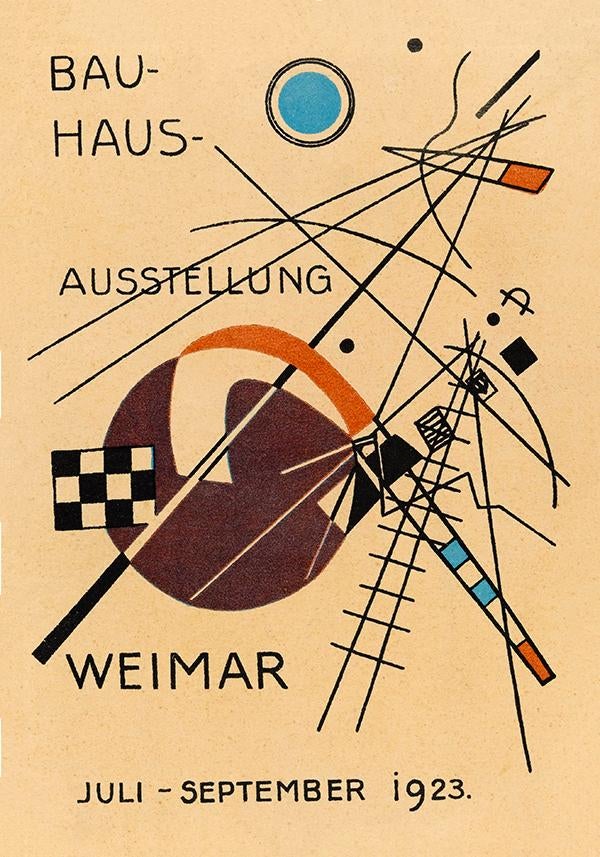 Bauhaus Gallery Wall Set of 5 Art Prints