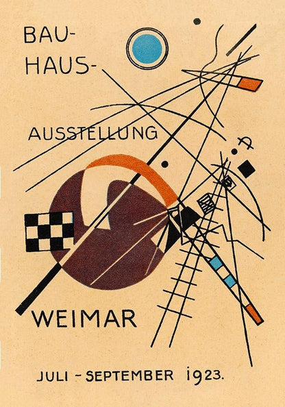 Conjunto de 5 impresiones artísticas de Bauhaus Gallery Wall