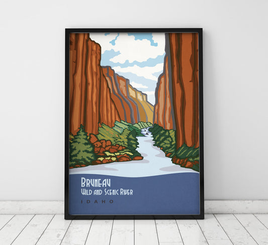 Bruneau Wild and Scenic River, Idaho - National Monuments Print